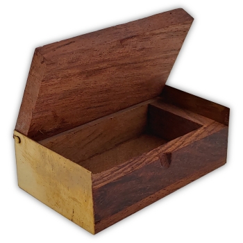Kleine YinYang Holzbox mit Klappdeckel Aufbewahrungsbox 2